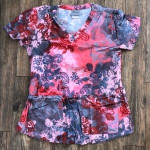 Greys anatomy size med scrub top
